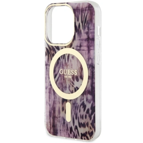 Kup Etui Guess GUHMP14XHLEOPWP Apple iPhone 14 Pro Max růžový/pink hardcase Leopard MagSafe - GUE2538 - {ean13} - Sklep Home Screen