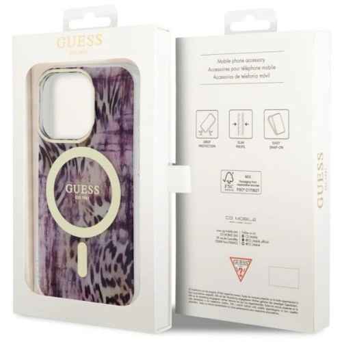 Kup Etui Guess GUHMP14XHLEOPWP Apple iPhone 14 Pro Max růžový/pink hardcase Leopard MagSafe - GUE2538 - {ean13} - Sklep Home Screen