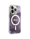 Kup Etui Guess GUHMP14XHTMRSU Apple iPhone 14 Pro Max purpurový/purple hardcase Golden Marble MagSafe - GUE2540 - {ean13} - Sklep Home Screen