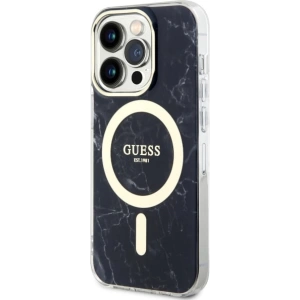 Kup Etui Guess GUHMP14XPCUMAK Apple iPhone 14 Pro Max černý/black hardcase Marble MagSafe - GUE2542 - {ean13} - Sklep Home Screen