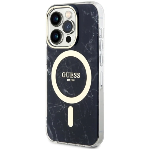 Kup Etui Guess GUHMP14XPCUMAK Apple iPhone 14 Pro Max černý/black hardcase Marble MagSafe - GUE2542 - {ean13} - Sklep Home Screen