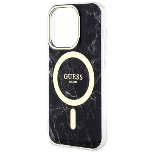 Kup Etui Guess GUHMP14XPCUMAK Apple iPhone 14 Pro Max černý/black hardcase Marble MagSafe - GUE2542 - {ean13} - Sklep Home Screen