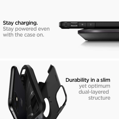 Kup Etui Spigen Tough Armor Apple iPhone 11 Black - SPN795BLK - {ean13} - Sklep Home Screen