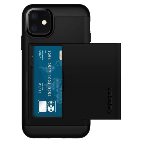 Kup Etui Spigen Slim Armor CS Apple iPhone 11 Black - SPN801BLK - {ean13} - Sklep Home Screen