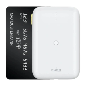 Kup Powerbank PURO Compact Mini Power Bank 10000 mAh, USB-C & USB-A (biały) - PUR692 - {ean13} - Sklep Home Screen