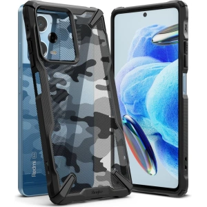 Kup Etui Ringke Fusion-X Design Xiaomi Redmi Note 12 Pro 5G/POCO X5 Pro 5G Camo (Moro) Black - RGK1806 - {ean13} - Sklep Home Screen