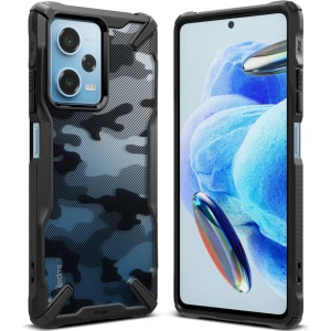 Kup Etui Ringke Fusion-X Design Xiaomi Redmi Note 12 Pro 5G/POCO X5 Pro 5G Camo (Moro) Black - RGK1806 - {ean13} - Sklep Home Screen