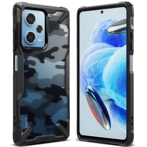 Kup Etui Ringke Fusion-X Design Xiaomi Redmi Note 12 Pro 5G/POCO X5 Pro 5G Camo (Moro) Black - RGK1806 - {ean13} - Sklep Home Screen