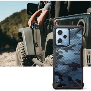 Kup Etui Ringke Fusion-X Design Xiaomi Redmi Note 12 Pro 5G/POCO X5 Pro 5G Camo (Moro) Black - RGK1806 - {ean13} - Sklep Home Screen