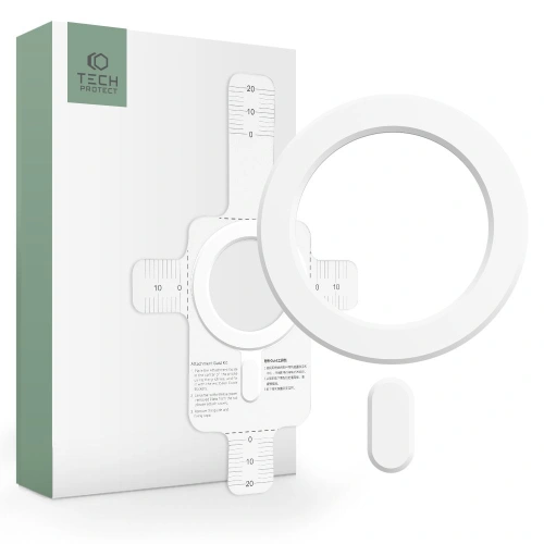 Kup Tech-Protect MagSafe Ring Magmat Magsafe Universal Magnetischer Ring Weiß - THP1928 - {ean13} - Sklep Home Screen