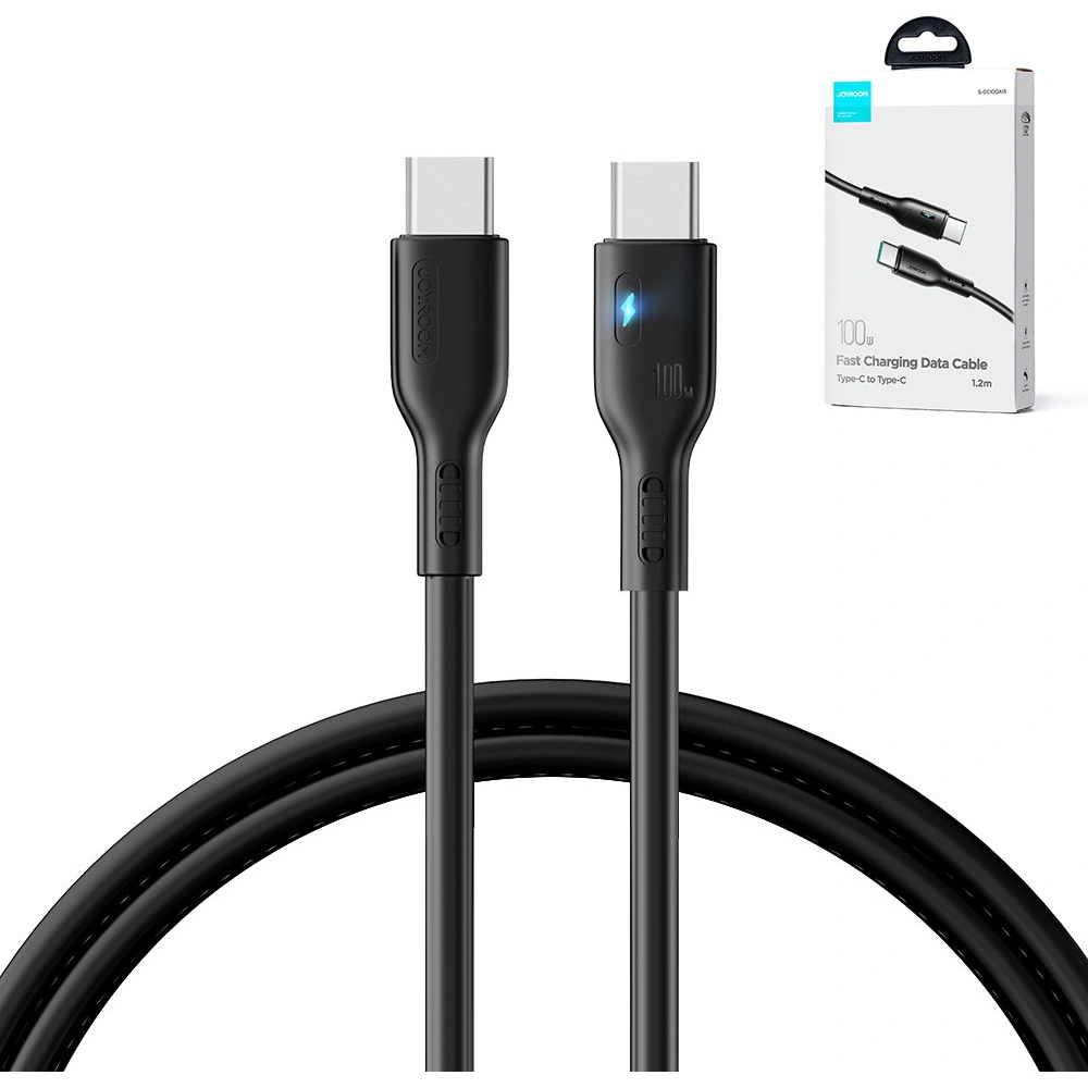 Kabel Joyroom S-CC100A13 USB-C/USB-C 100W 1.2m czarny
