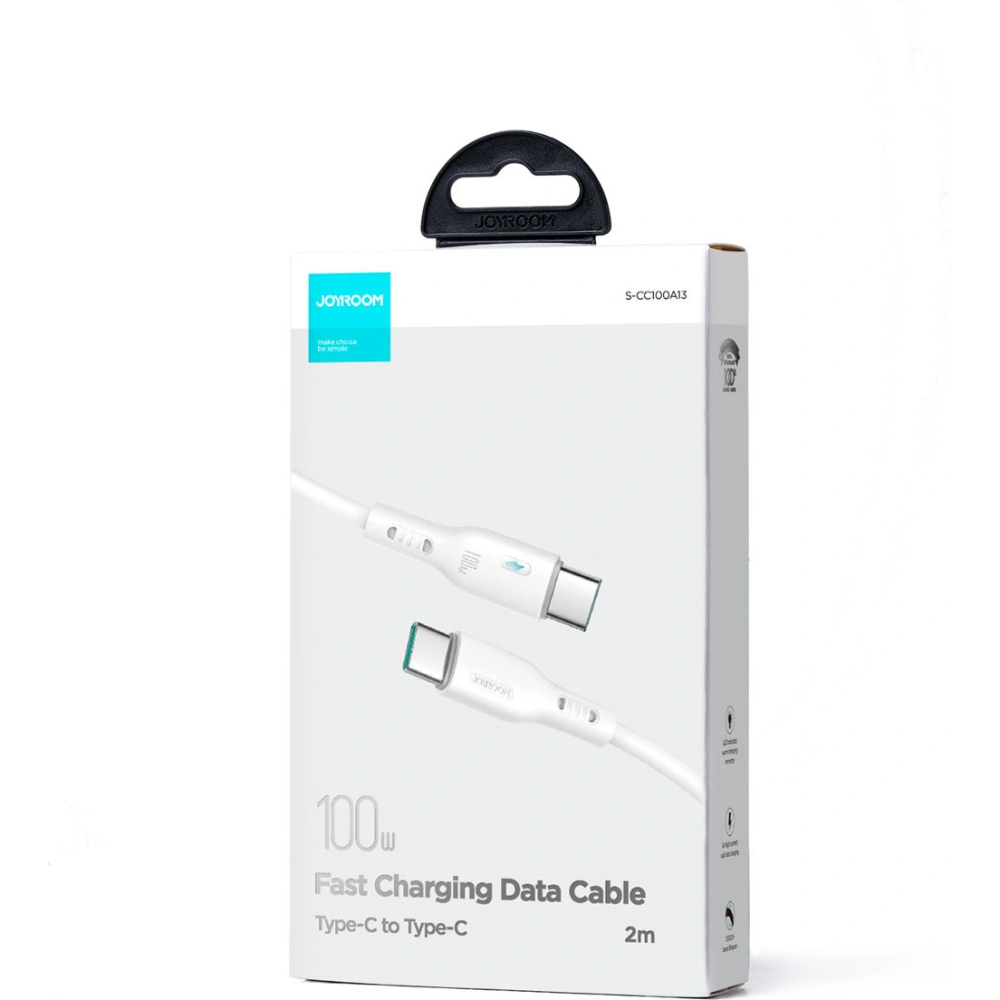 Kabel Joyroom S-CC100A13 USB-C/USB-C 100W 2m biały