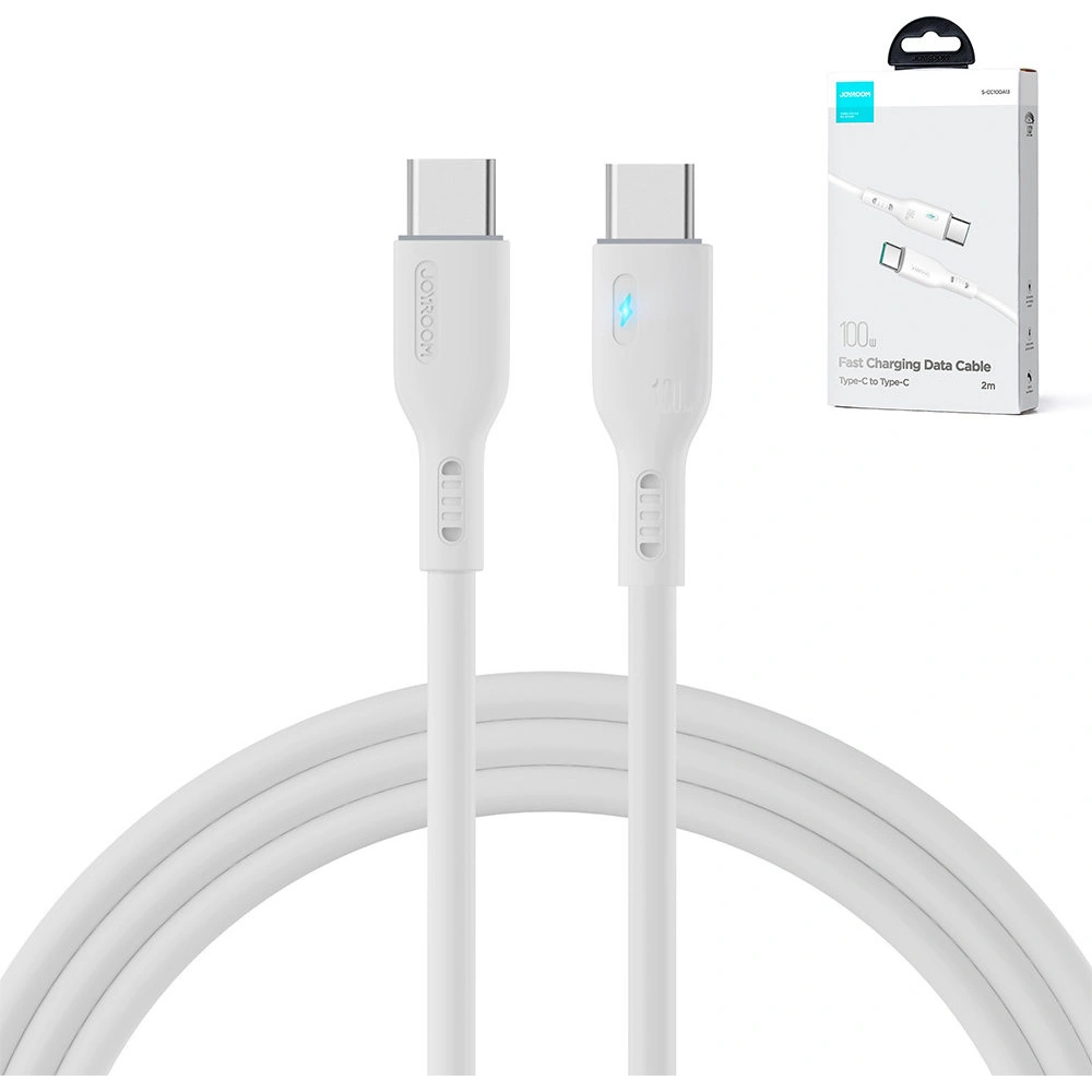 Kabel Joyroom S-CC100A13 USB-C/USB-C 100W 2m biały