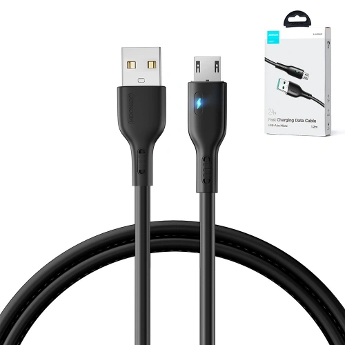 Kup Kabel Joyroom S-UM018A13 USB-A/microUSB 2.4A 1.2m czarny - JYR722 - {ean13} - Sklep Home Screen