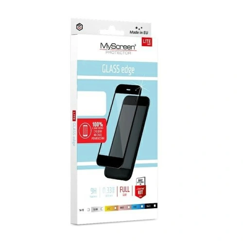 Kup MyScreen Diamond Glass Edge Lite FG Oppo Reno 7 4G/5G schwarz/schwarz Full Glue gehärtetes Glas - MSRN220 - {ean13} - Sklep Home Screen