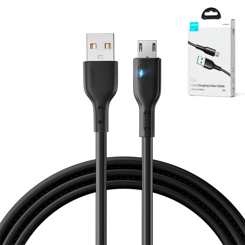 Kup Kábel Joyroom S-UM018A13 USB-A/microUSB 2.4A 2m fekete - JYR724 - {ean13} - Sklep Home Screen