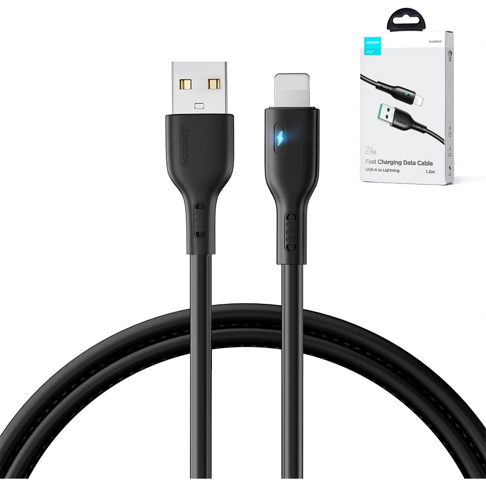 Kabel Joyroom S-UL012A13 USB-A/Lightning 2.4A 1.2m czarny