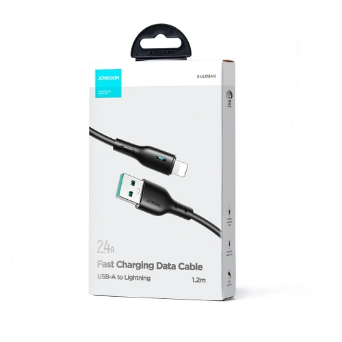 Kup Kabel Joyroom S-UL012A13 USB-A/Lightning 2.4A 1.2m czarny - JYR726 - {ean13} - Sklep Home Screen
