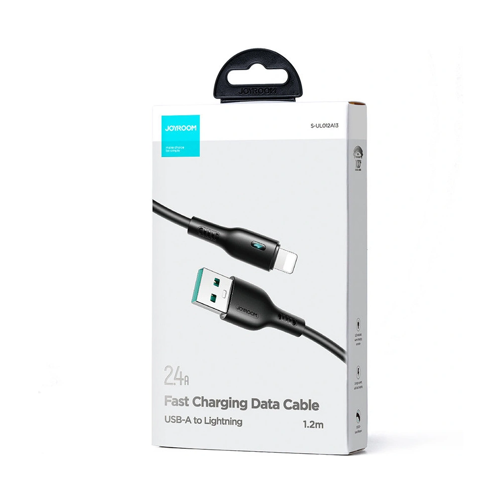 Kabel Joyroom S-UL012A13 USB-A/Lightning 2.4A 1.2m czarny