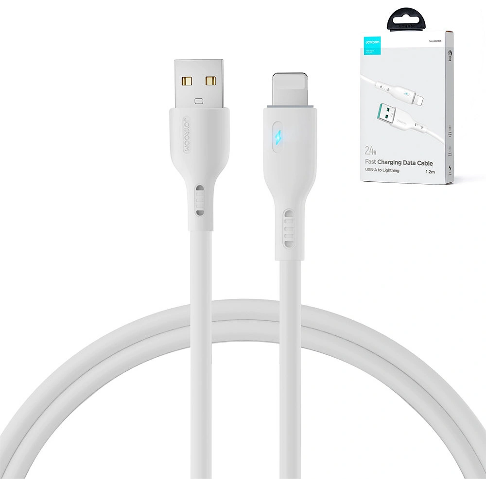 Kabel Joyroom S-UL012A13 USB-A/Lightning 2.4A 1.2m biały