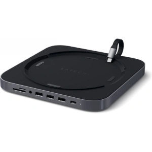 Kup Satechi Apple Standfuß Aluminium Hub für Mac mini Hub USB-C (USB-C, 3x USB-A, micro/SD-Kartenleser, Klinkenanschluss) (spacegrau) - STH2 - {ean13} - Sklep Home Screen