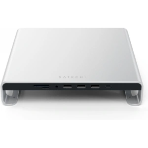 Kup Satechi Apple Standfuß Aluminium Hub für iMac USB-C (USB-C, 3x USB-A, micro/SD-Kartenleser, Klinkenanschluss) (silber) - STH5 - {ean13} - Sklep Home Screen