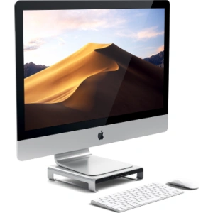 Kup Satechi Apple Standfuß Aluminium Hub für iMac USB-C (USB-C, 3x USB-A, micro/SD-Kartenleser, Klinkenanschluss) (silber) - STH5 - {ean13} - Sklep Home Screen
