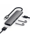 Kup Satechi Adapter HUB Aluminium Slim USB-C Adapter (USB-C, 4K HDMI, 2x USB-A) (space gray) - STH6 - {ean13} - Sklep Home Screen