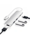 Kup Satechi Adapter HUB Aluminium Slim USB-C Adapter (USB-C, 4K HDMI, 2x USB-A) (silber) - STH7 - {ean13} - Sklep Home Screen