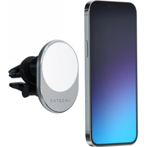Kup Uchwyt samochodowy z ładowarką bezprzewodową Satechi Magnetic Car na kratkę nawiewu (space gray) - STH10 - {ean13} - Sklep Home Screen