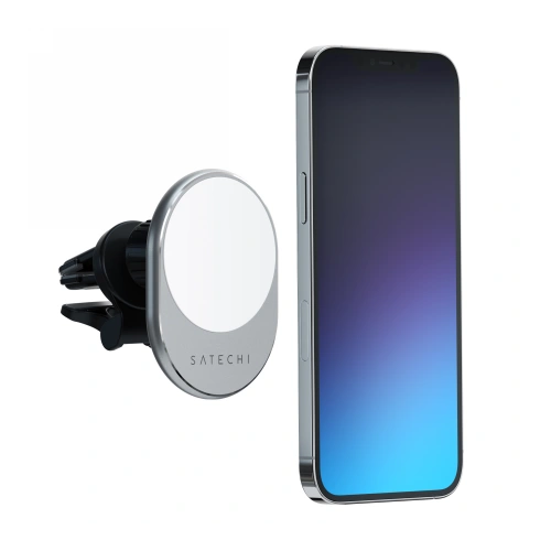 Kup Upevnění do auta s bezdrátovou nabíječkou Satechi Magnetic Car na mřížku ventilace (space gray) - STH10 - {ean13} - Sklep Home Screen
