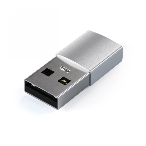 Kup Satechi Adapter Aluminium USB-A/USB-C-Adapter (silber) - STH13 - {ean13} - Sklep Home Screen