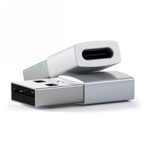 Kup Satechi Adapter Aluminium USB-A/USB-C-Adapter (silber) - STH13 - {ean13} - Sklep Home Screen