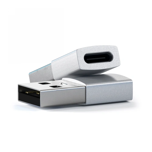 Kup Satechi Adapter Aluminium USB-A/USB-C-Adapter (silber) - STH13 - {ean13} - Sklep Home Screen