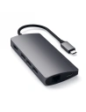 Kup Satechi Adapter HUB Aluminium V2 USB-C Adapter (USB-C, 3x USB-A, 4K HDMI, Kartenleser) (spacegrau) - STH16 - {ean13} - Sklep Home Screen