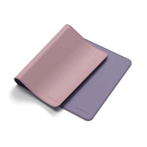 Kup Podložka pod myš Satechi Dual Eco Leather Desk oboustranná, eko kůže (růžová/fialová) - STH17 - {ean13} - Sklep Home Screen