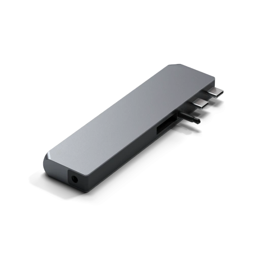 Kup Adapter HUB Satechi Pro Hub Max USB-C MacBookhoz (2x USB-C, USB-A, 4K HDMI, micro/SD kártyaolvasó, Ethernet) (szürke) - STH18 - {ean13} - Sklep Home Screen