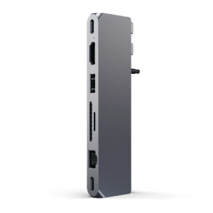 Kup Adaptor HUB Satechi Pro Hub Max USB-C pentru MacBook (2x USB-C, USB-A, 4K HDMI, cititor de carduri micro/SD, Ethernet) (space gray) - STH18 - {ean13} - Sklep Home Screen
