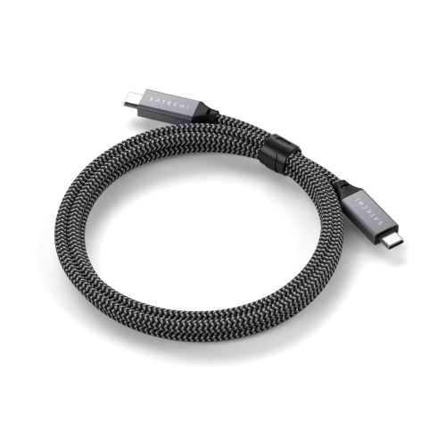 Kup Cablu Satechi USB4 USB-C/USB-C 100W 80cm (gri spațial) - STH19 - {ean13} - Sklep Home Screen