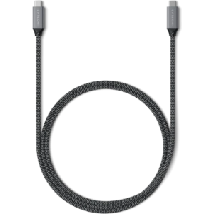 Buy Satechi USB4 USB-C/USB-C Cable 100W 80cm Space Gray - STH19 - {ean13} - Home Screen Store Europe