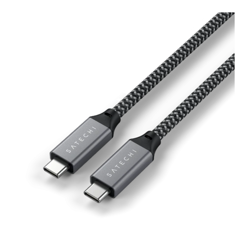 Kup Cablu Satechi USB4 USB-C/USB-C 100W 80cm (gri spațial) - STH19 - {ean13} - Sklep Home Screen