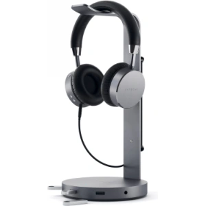 Kup Podstavec na sluchátka Satechi Aluminium USB-C Headphone Stand (USB-A, jack port) (space gray) - STH22 - {ean13} - Sklep Home Screen