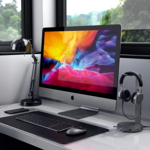 Buy Satechi Aluminium USB-C Headphone Stand (USB-A, jack port) Space Gray - STH22 - {ean13} - Home Screen Store Europe