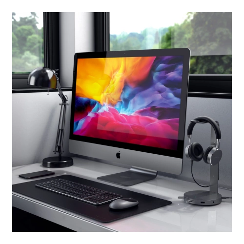 Kup Satechi Kopfhörerständer Aluminium USB-C Kopfhörerständer (USB-A, Klinkenanschluss) (spacegrau) - STH22 - {ean13} - Sklep Home Screen