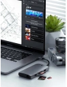 Kup Satechi Adapter HUB On-the-Go Multiport USB-C (USB-C PD, 2x USB-A, HDMI 4K, VGA, Ethernet, Kartenleser) (spacegrau) - STH23 - {ean13} - Sklep Home Screen