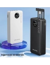 Kup Powerbank AWEI P134K 20000mAh schwarz/schwarzes Display + USB/PD/Lightning/microUSB Kabel - AWEI132 - {ean13} - Sklep Home Screen