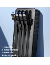 Kup Powerbank AWEI P134K 20000mAh schwarz/schwarzes Display + USB/PD/Lightning/microUSB Kabel - AWEI132 - {ean13} - Sklep Home Screen