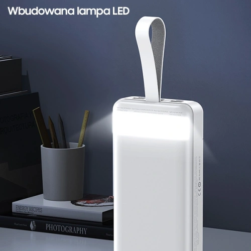 Kup Powerbank AWEI P140K 30000mAh 22.5W negru/black 3xUSB/PD/Lightning display + lampă LED - AWEI133 - {ean13} - Sklep Home Screen