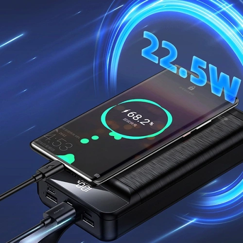 Buy AWEI P141K Powerbank 40000mAh 22.5W black 3xUSB/PD/Lightning Display + LED Light - AWEI134 - {ean13} - Home Screen Store Europe