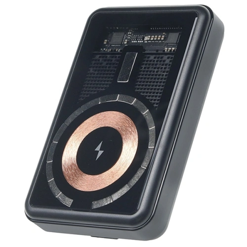 Kup Powerbank AWEI P155K 10000mAh 15W Magnetic Wireless Fast Charge with stand Lightning/PD czarny/black - AWEI135 - {ean13} - Sklep Home Screen
